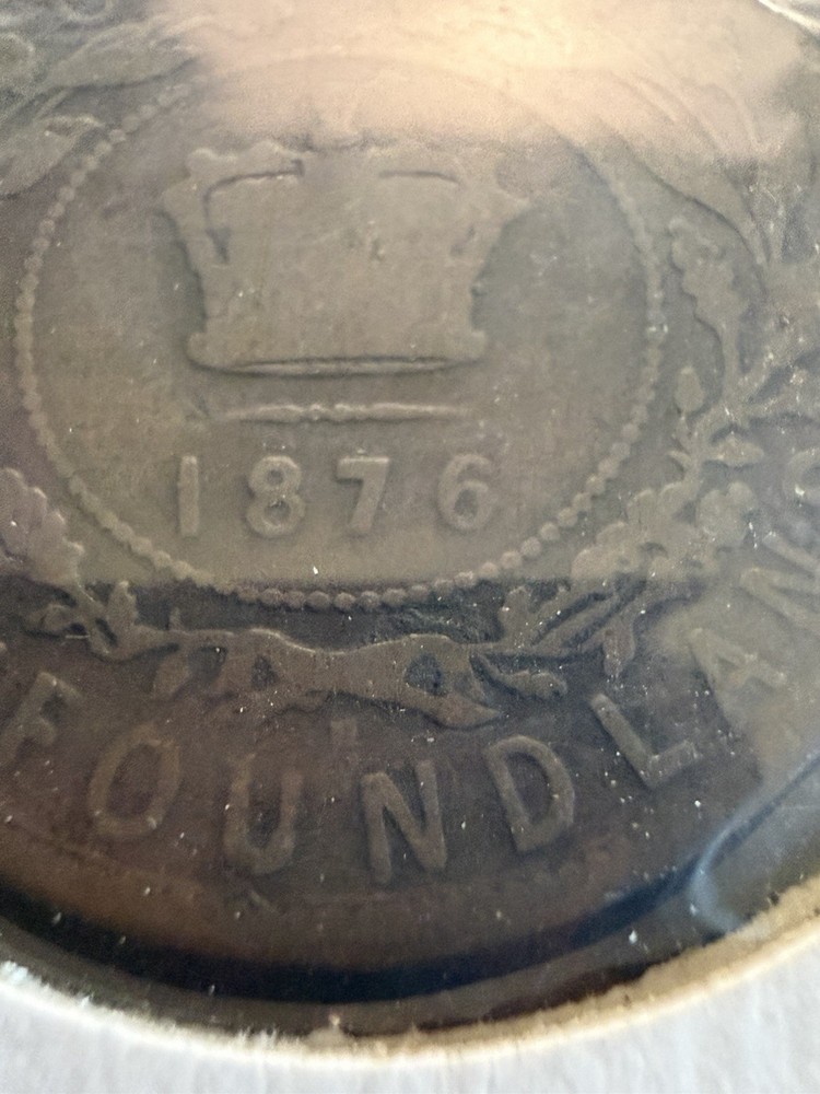 1876 H Newfoundland One Cent