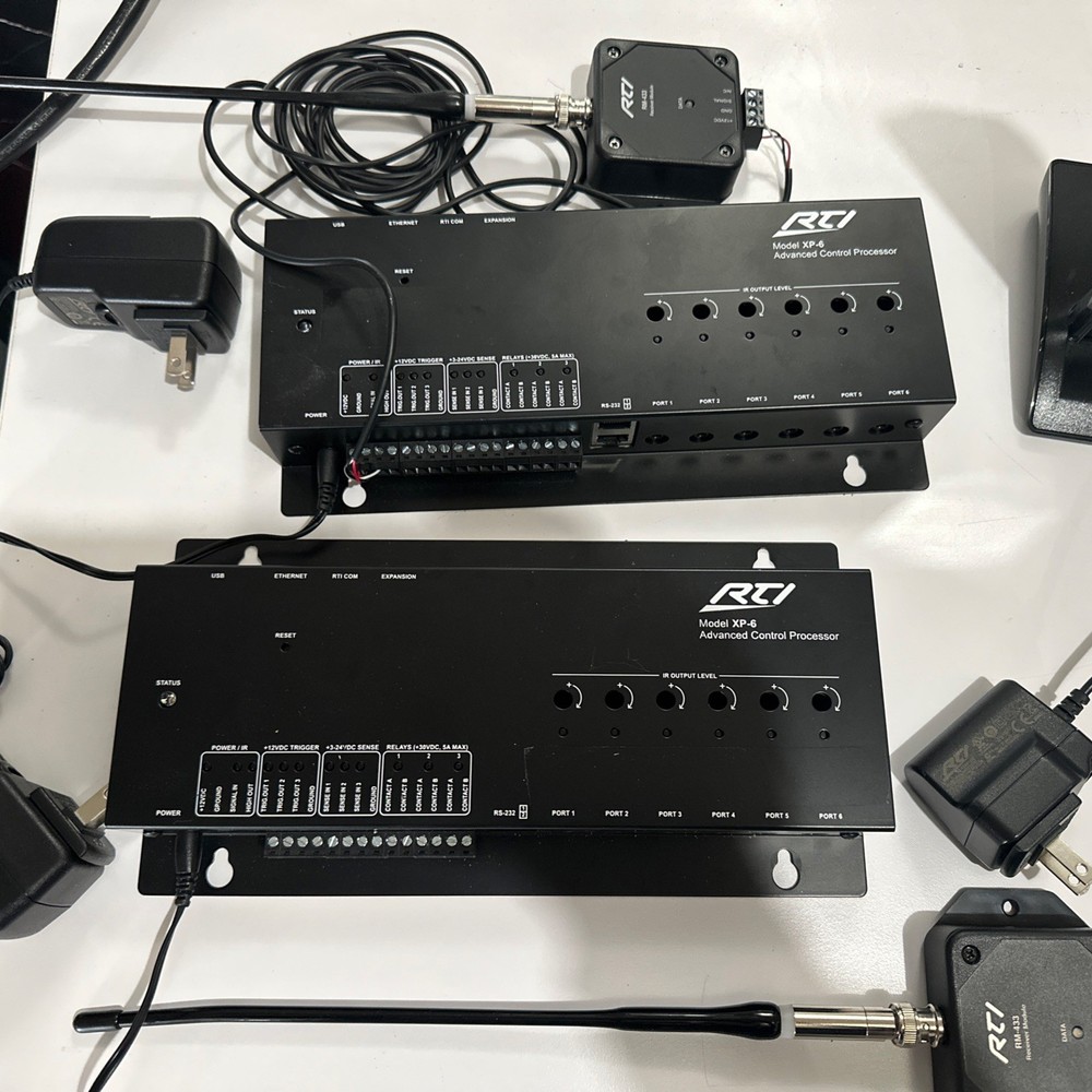 RTI XP-6 Advanced Control Processor with T2i Remote and RM433