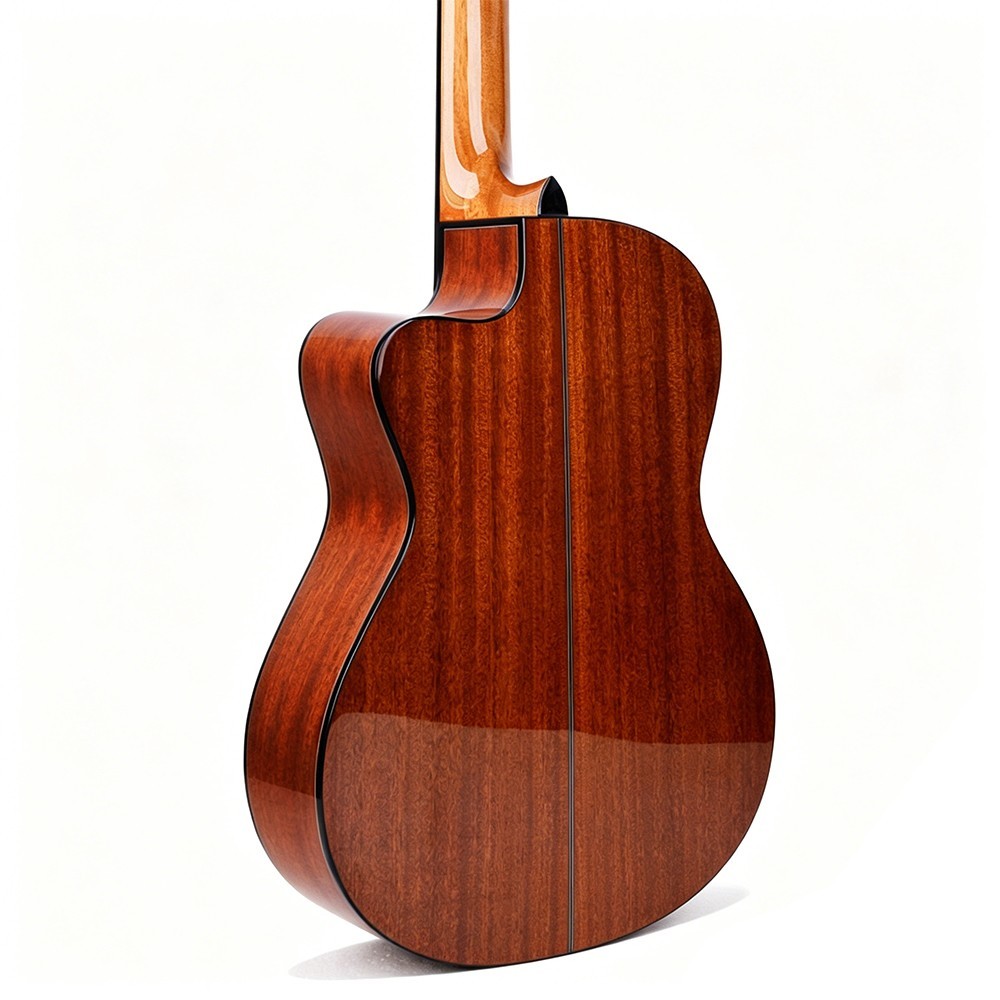 39-inch Cutaway Classical Guitar Solid Spruce Top Mellow Tone