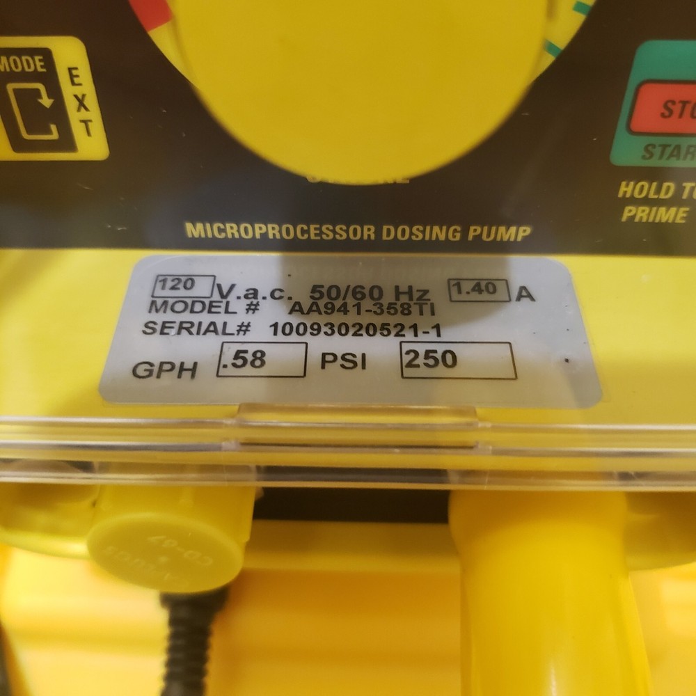 LMI Milton Roy Microdosing Pump Assembly AA941-358TI