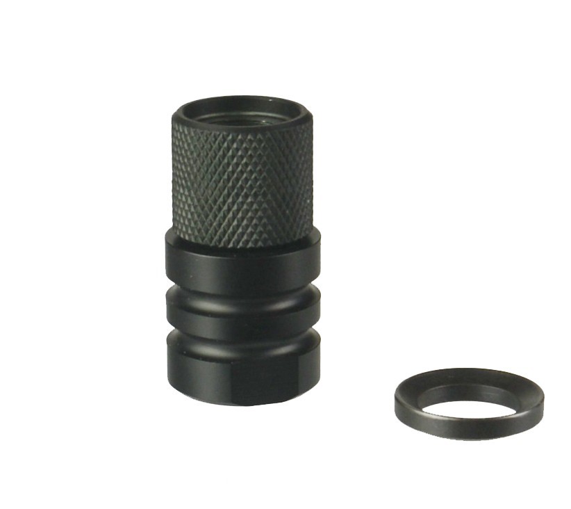 Al 1/2x36 Female Thread To 1/2x28 Male Thread Muzzle Adapter+Thread Protector
