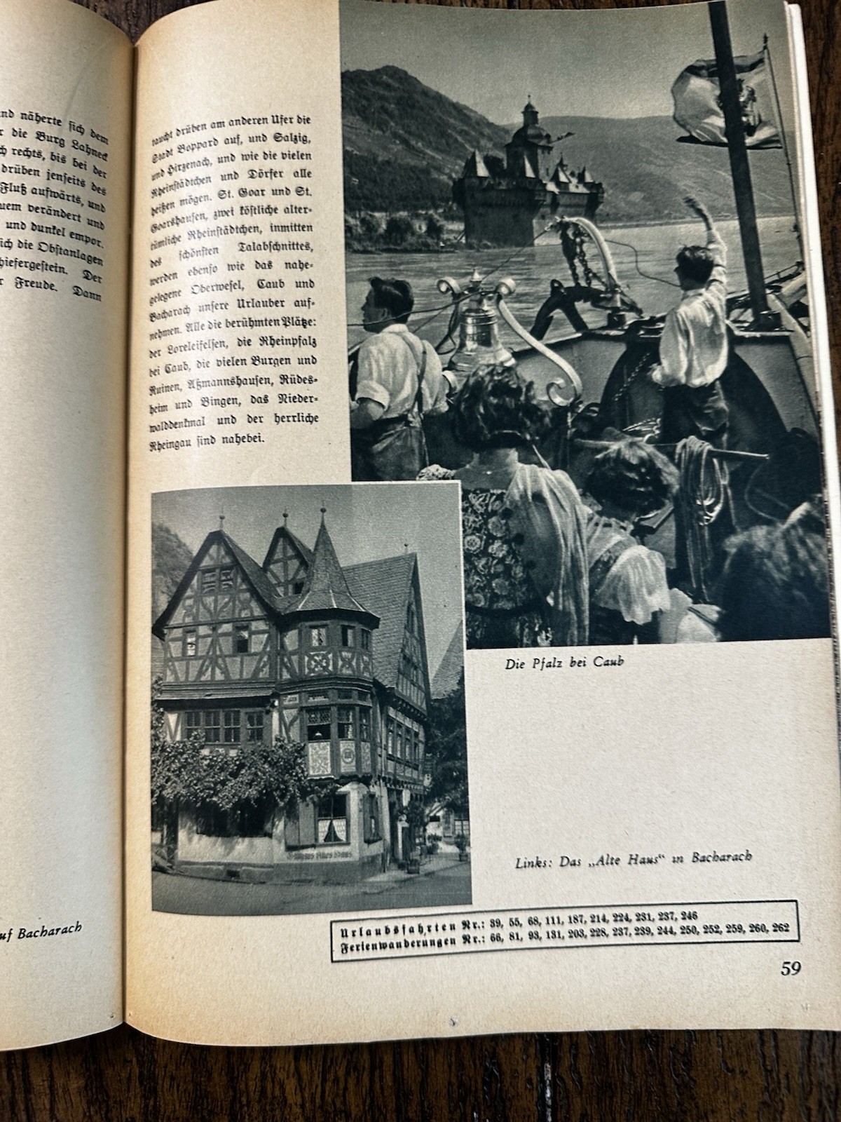 RARE 1937 German Travel Brochure "Urlaubsreife" (Holiday Ready)