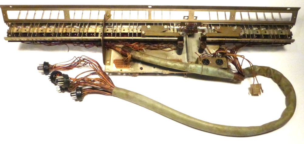 WURLITZER 3100 JUKEBOX part: UNTESTED BUTTON RACK w/ ALL CABLES