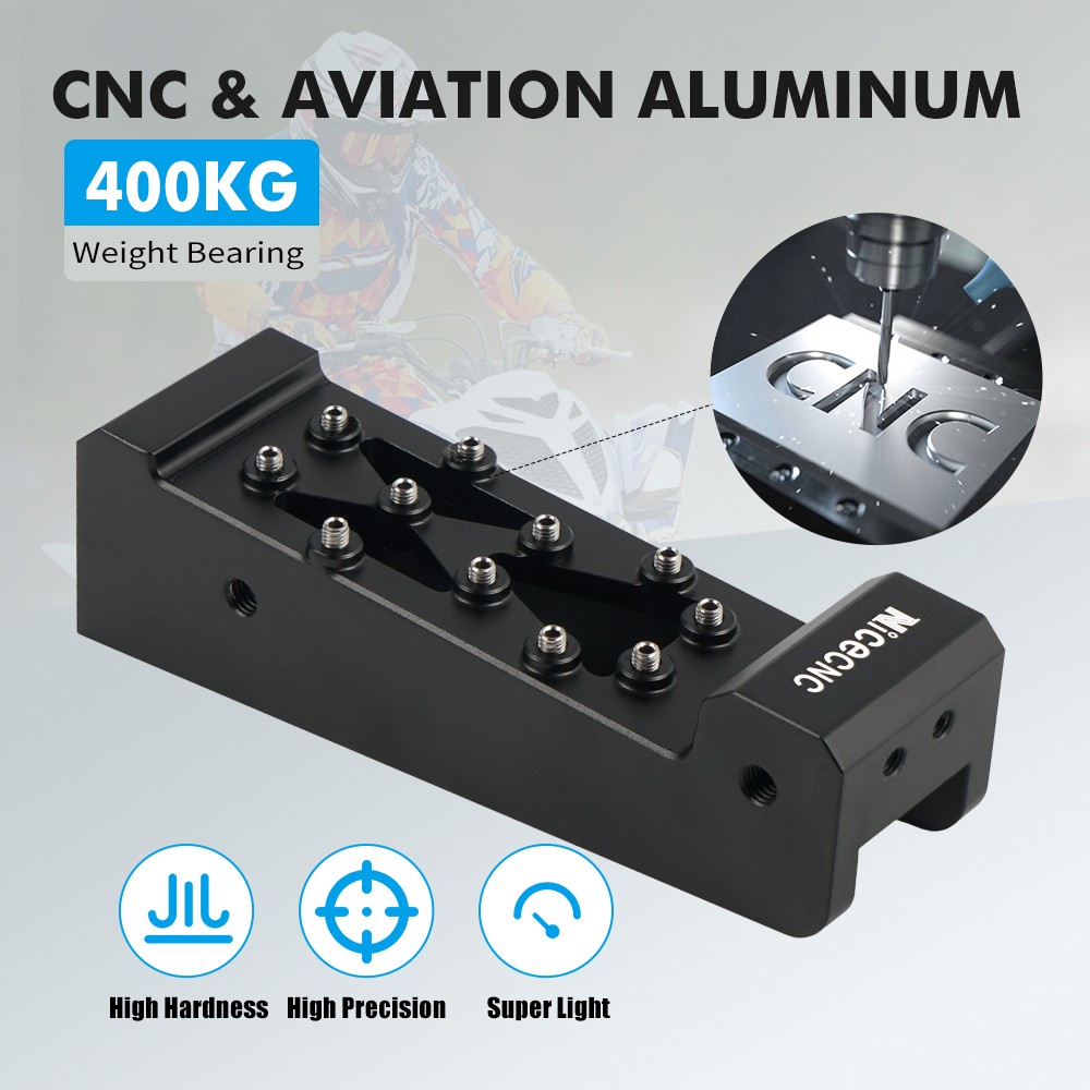 Left + Right Foot Pegs Stand Footrest For Yamaha Raptor 700 YFM700 R 2006-2024