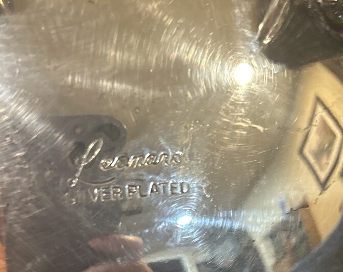 Leonard Silver Plated Creamer Footed READ