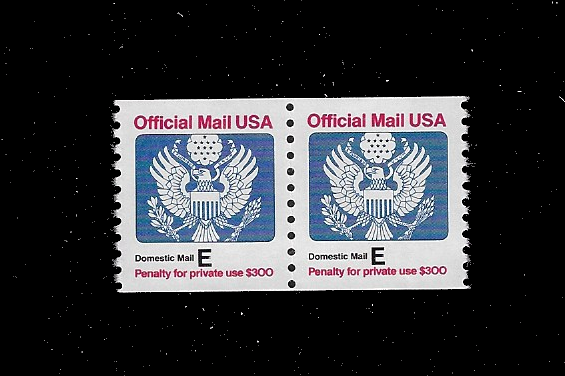 US Scott O140 Pair Mint Never Hinged Very Fine SCV $1.50