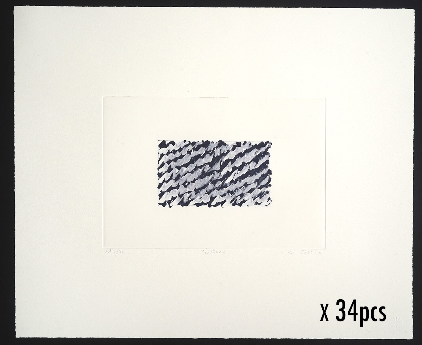 Richard Tuttle 'Surface' Signed 1997 Original Color Photogravure- 34 Available!