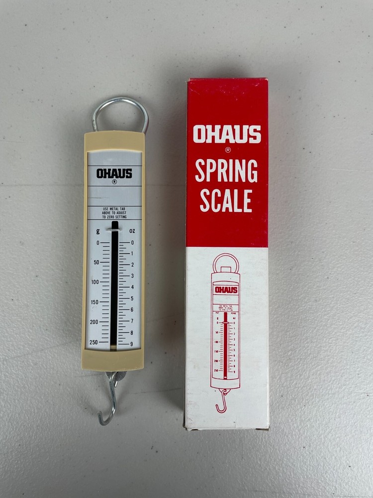 Vintage OHAUS Spring Scale With Box Read Description