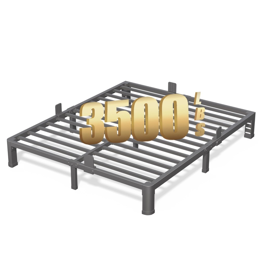 FUIOBYVV 12 Inch Full Metal Platform Bed Frame