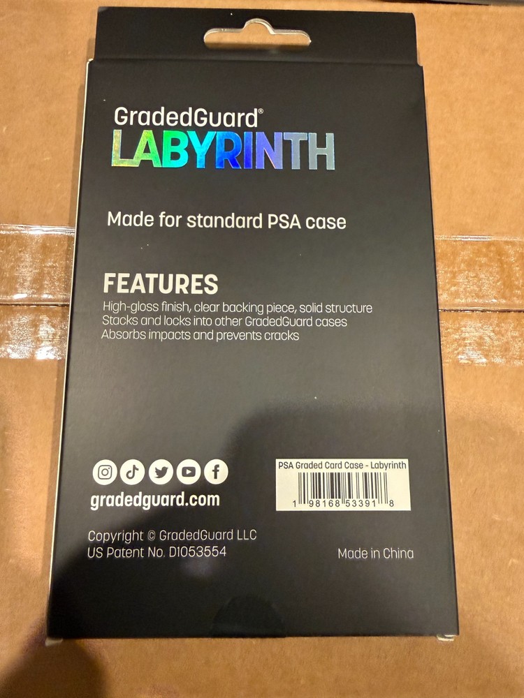GradedGuard PSA Graded Card Case Guard Protector LABYRINTH Limited Edition