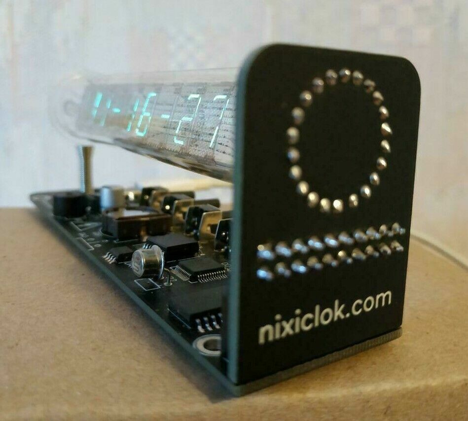 Nixie clock FREE SHIPPING nixie tube clock handmade vintage desk VFD IV-18 NOS