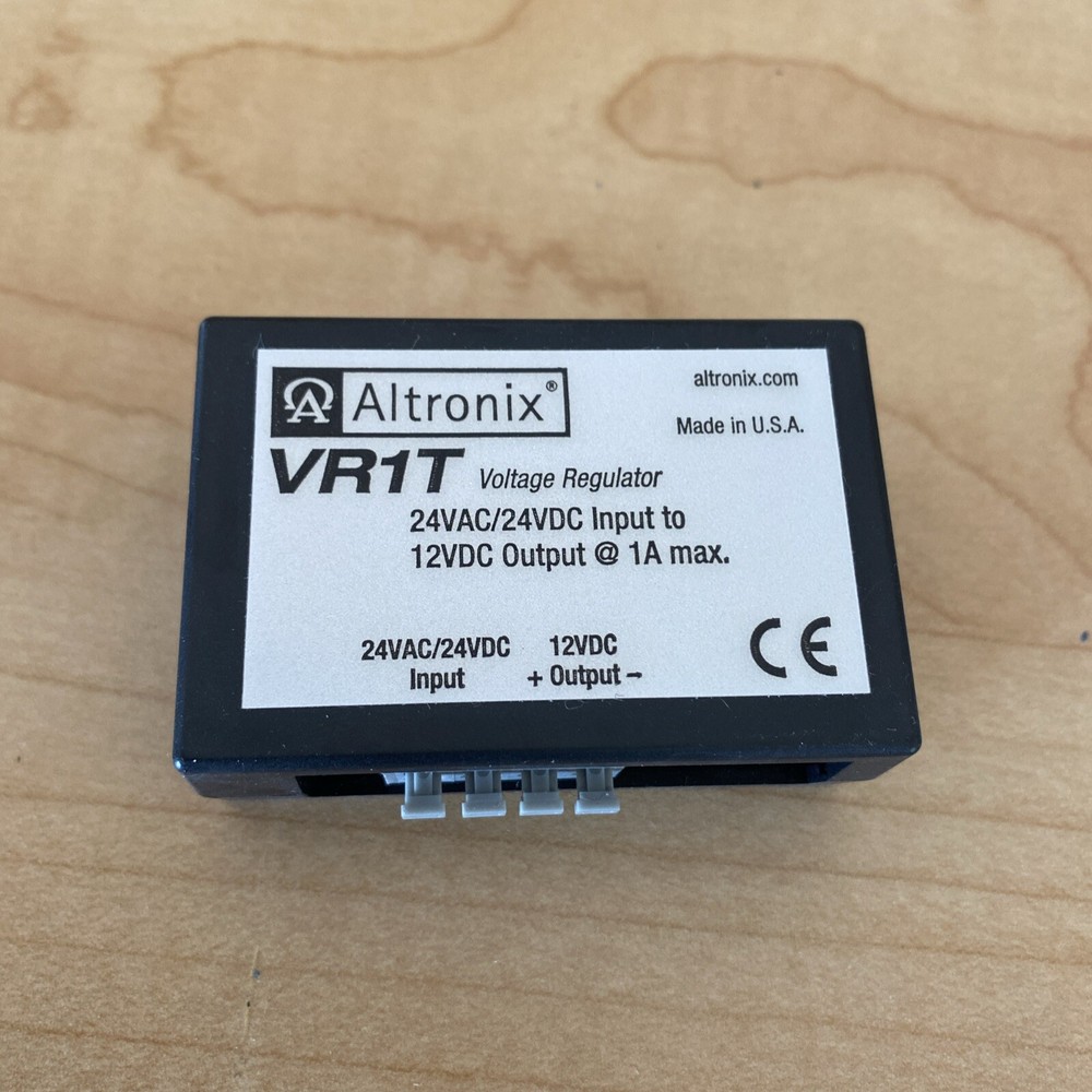 ALTRONIX VR1T Power Conversion Module 24VAC/24VDC to 12VDC 1A