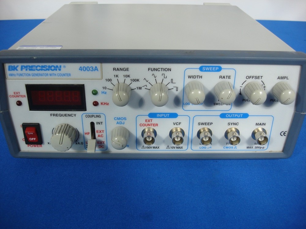 BK Precision 4003A - 4MHz Sweep Function Generator Frequency Counter