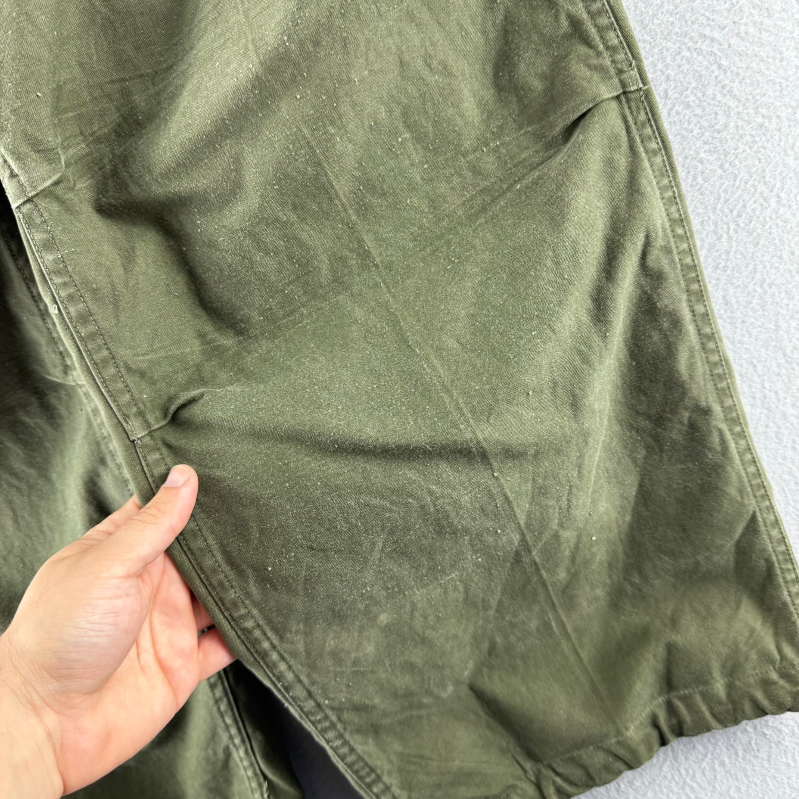 Vintage 50s Military Pants Mens 29x26 Korean War Cargo M-51 Field