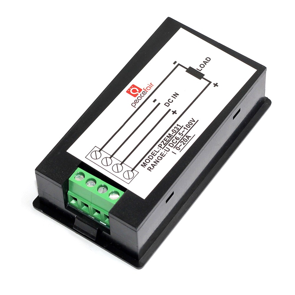 DC 20A 100V LCD Digital Volt Voltage Watt Current Power Meter Ammeter Voltmeter.
