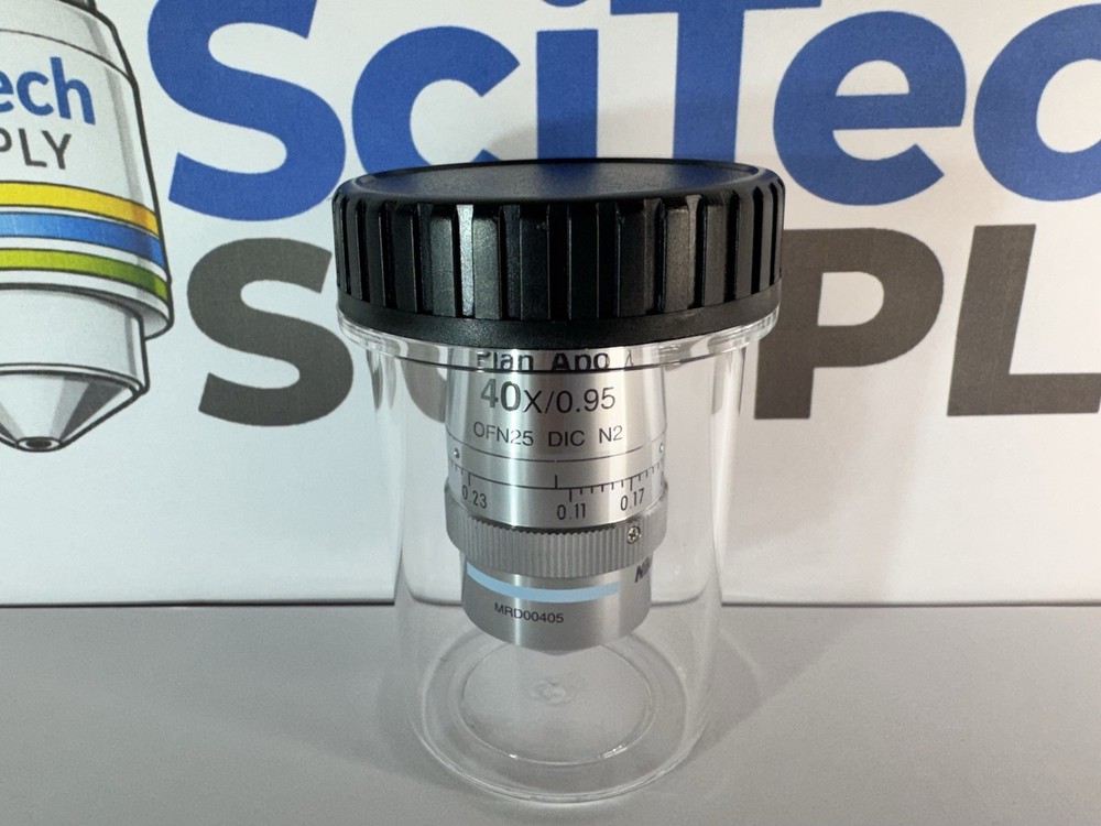 Nikon Plan Apo Lambda λ 40x/0.95 DIC N2 Microscope Objective – CFI60 – OFN25