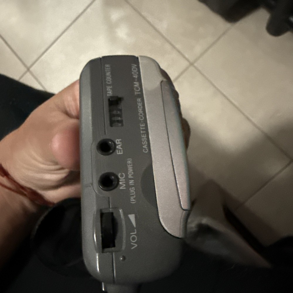 Portable Cassette Player Recorder Used Not Tested Compact Audio Device