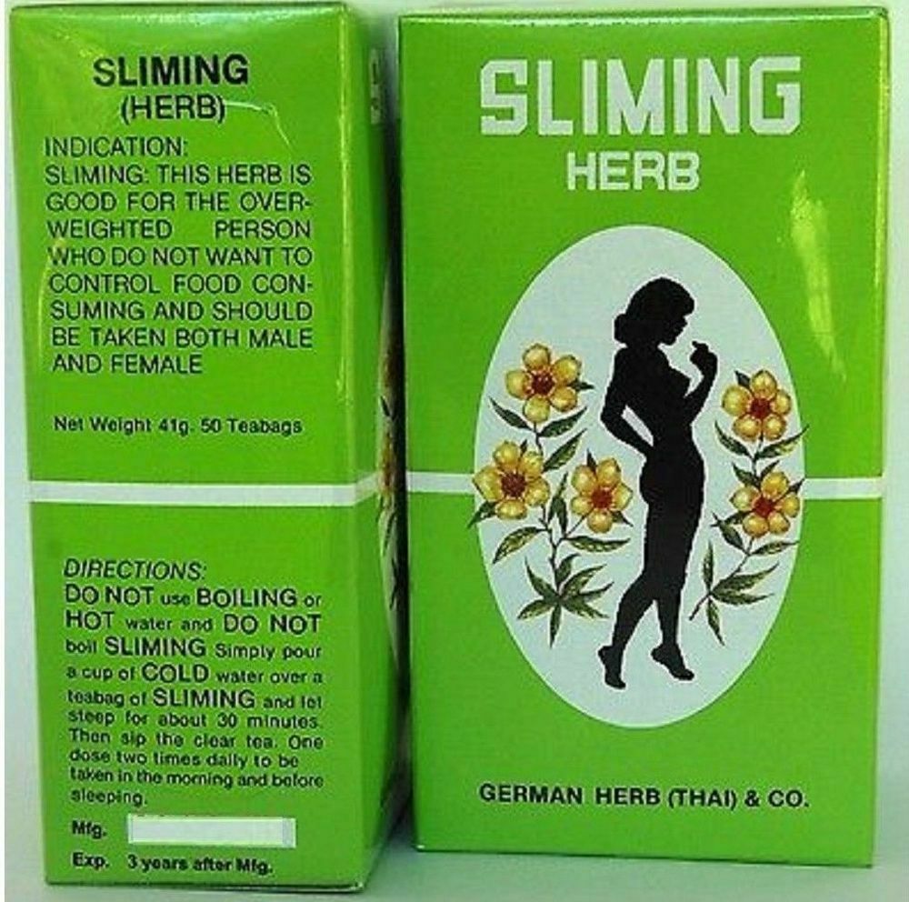 6 Boxes SLIMMING GERMAN HERB SLIM DIET TEA DETOX BURN WEIGHT CONTROL FAST SHIP
