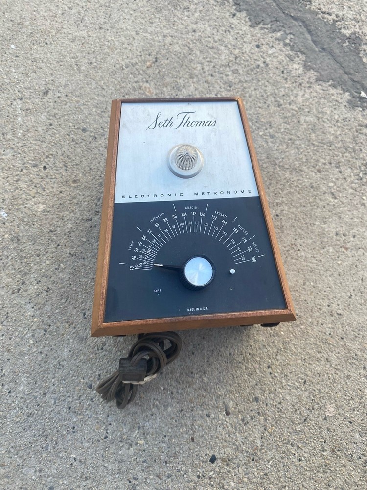 MCM Seth Thomas Electronic Metronome Model E962-000 Musical Timing