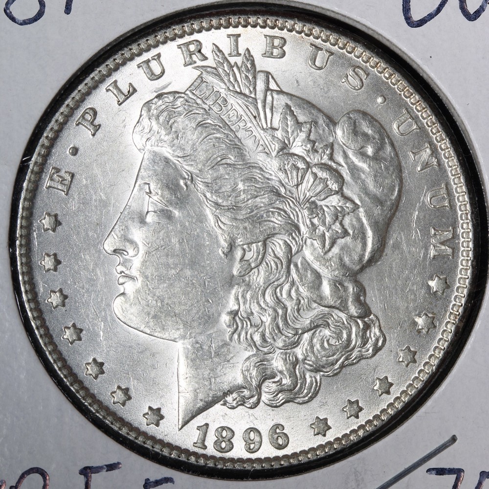 1896 Morgan Silver Dollar BU *UNCIRCULATED* MS E383 KREF