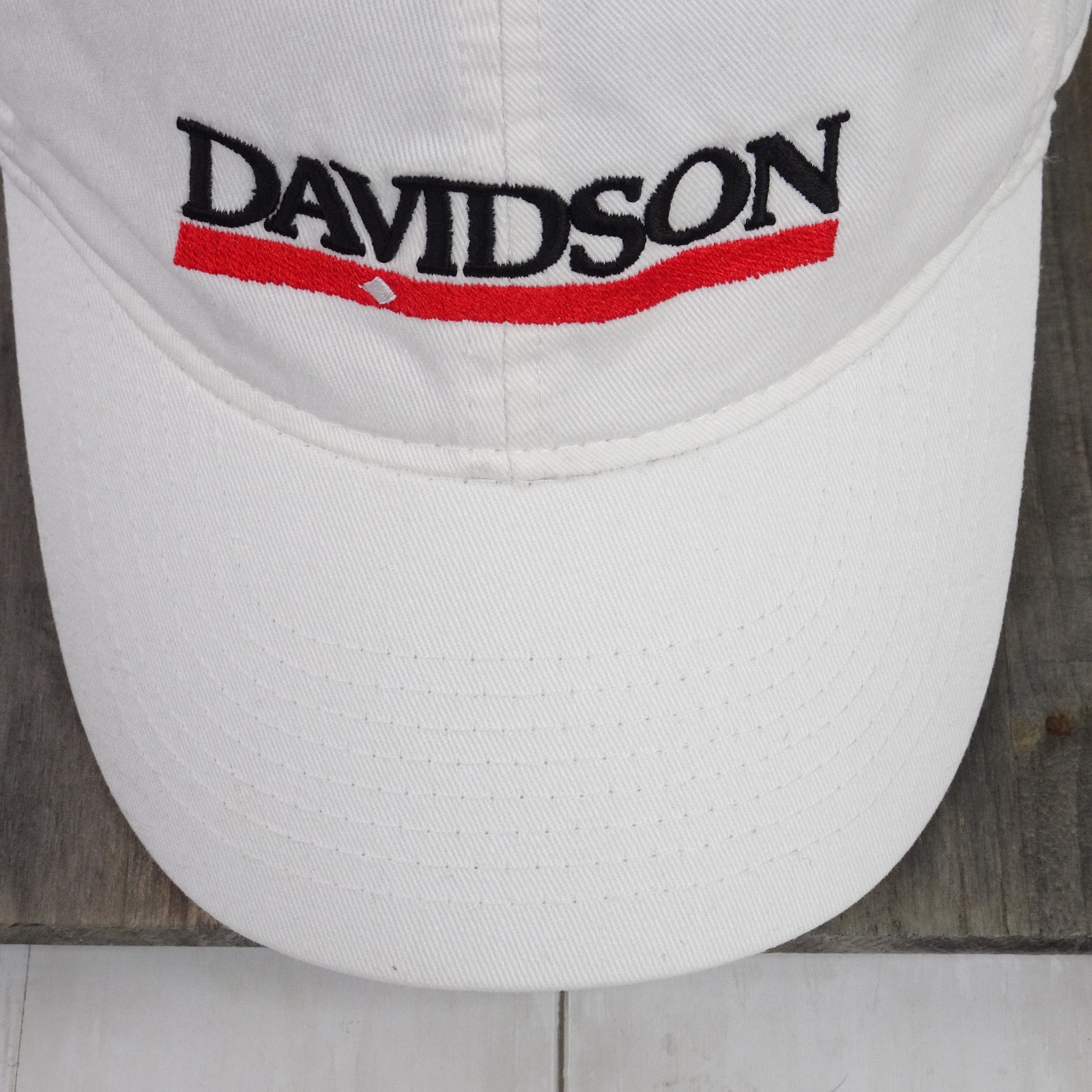 Authentic Vintage Davidson College Strapback Legacy RARE HAT CAP 00S Y2K