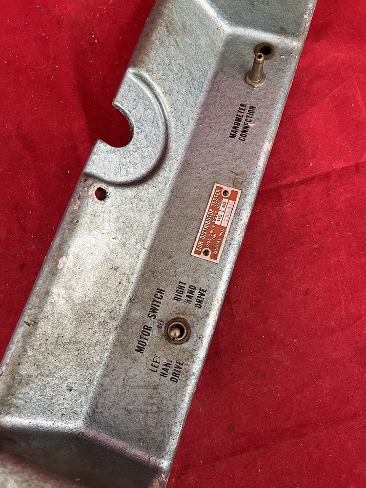 Sun Distributor Tester Machine Lower Plate With Control Switch