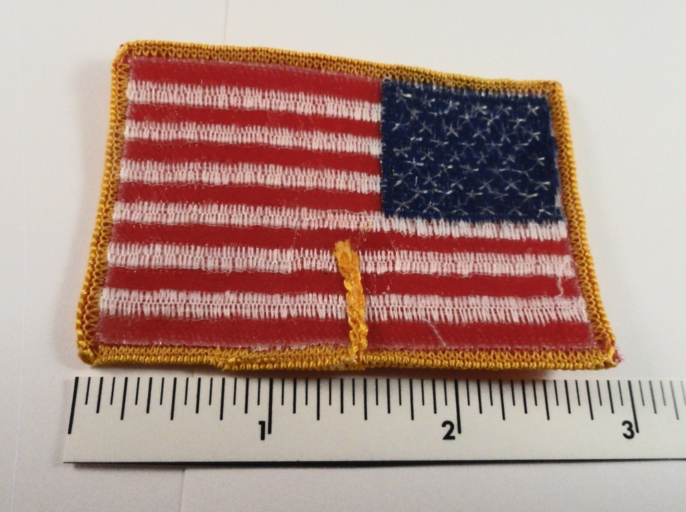 TWO New patches (2) Current USA FLAG