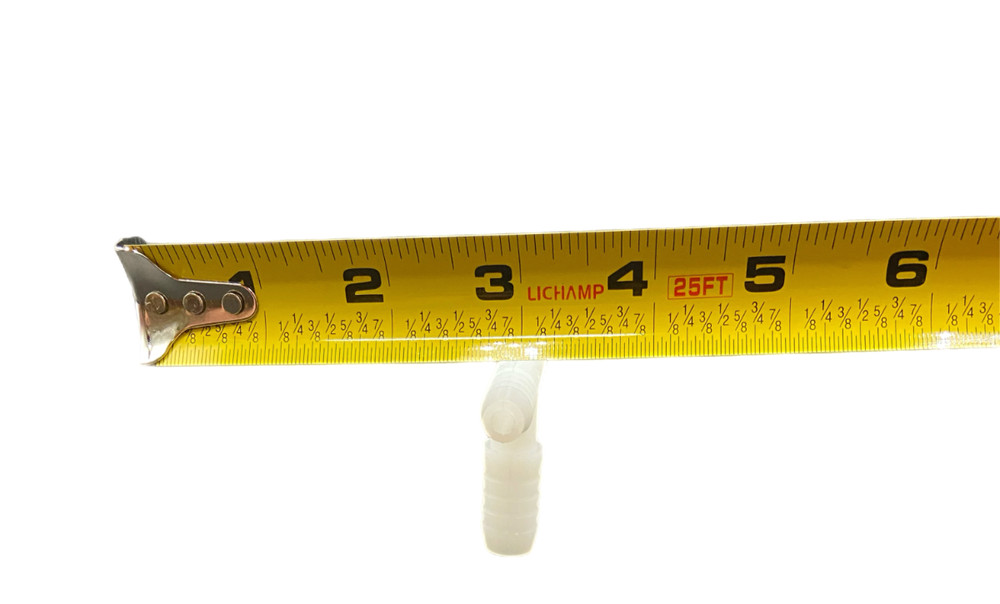 3/8" X 3/8" X 1/2" Nylon Reducing Insert Tee BARBED 3 PACK