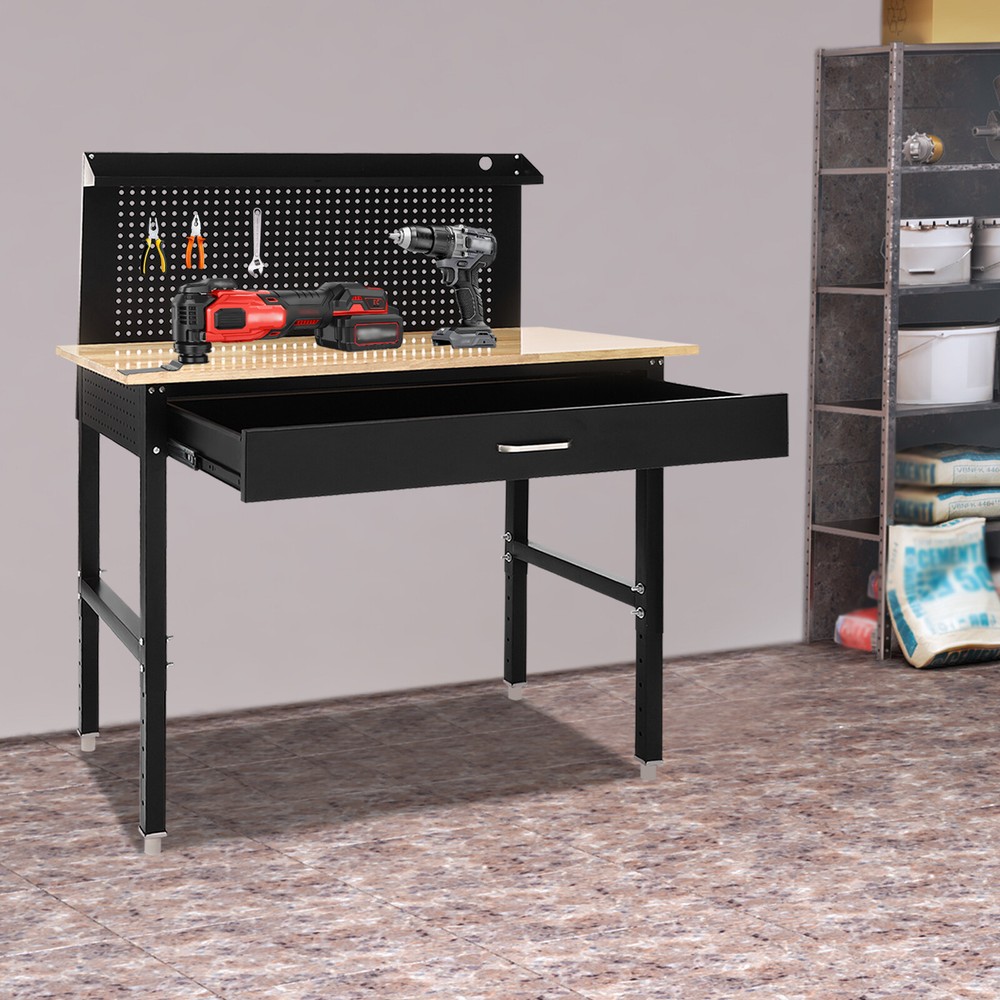 48"W x 24"D Adjustable Height Workbench