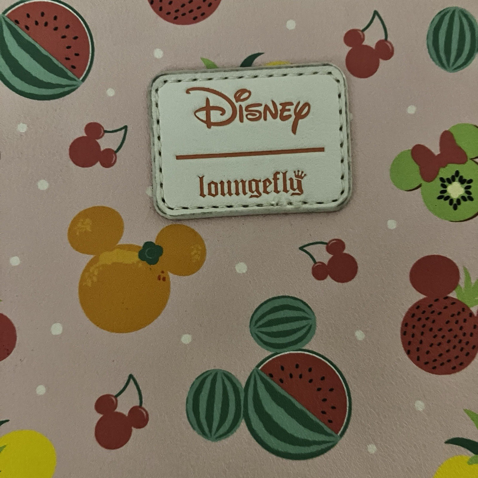 Loungefly Disney Mickey Mouse Fruits Camera Crossbody Bag New With Minor Flaws