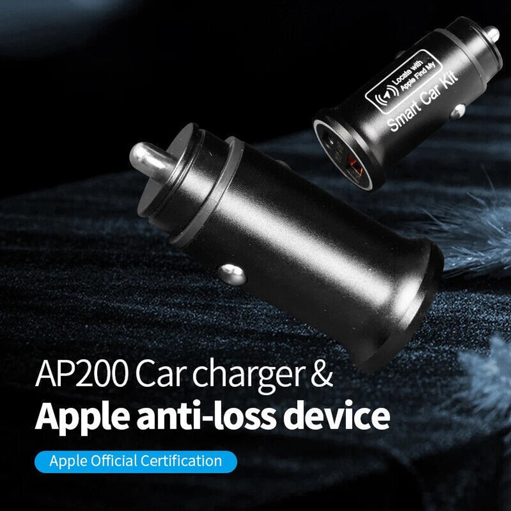 Car Charge GPS Locator Tracker 20W USB Phone Charger With Find My Apple App NEW