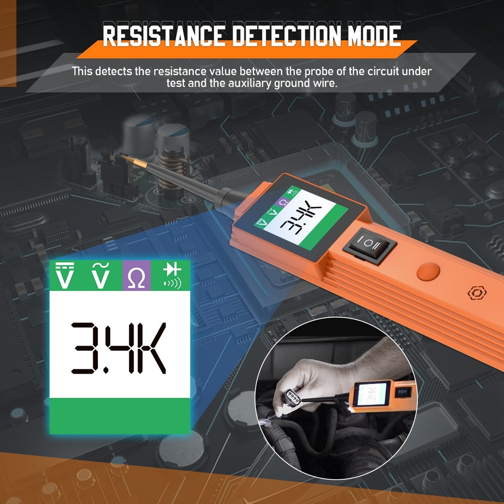Auto Circuit Tester Car Power Electrical System Probe Analyzer Diagnostic Tool