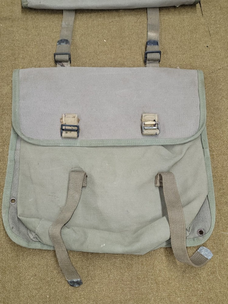 WWII US Army Bicycle Saddlebag Set