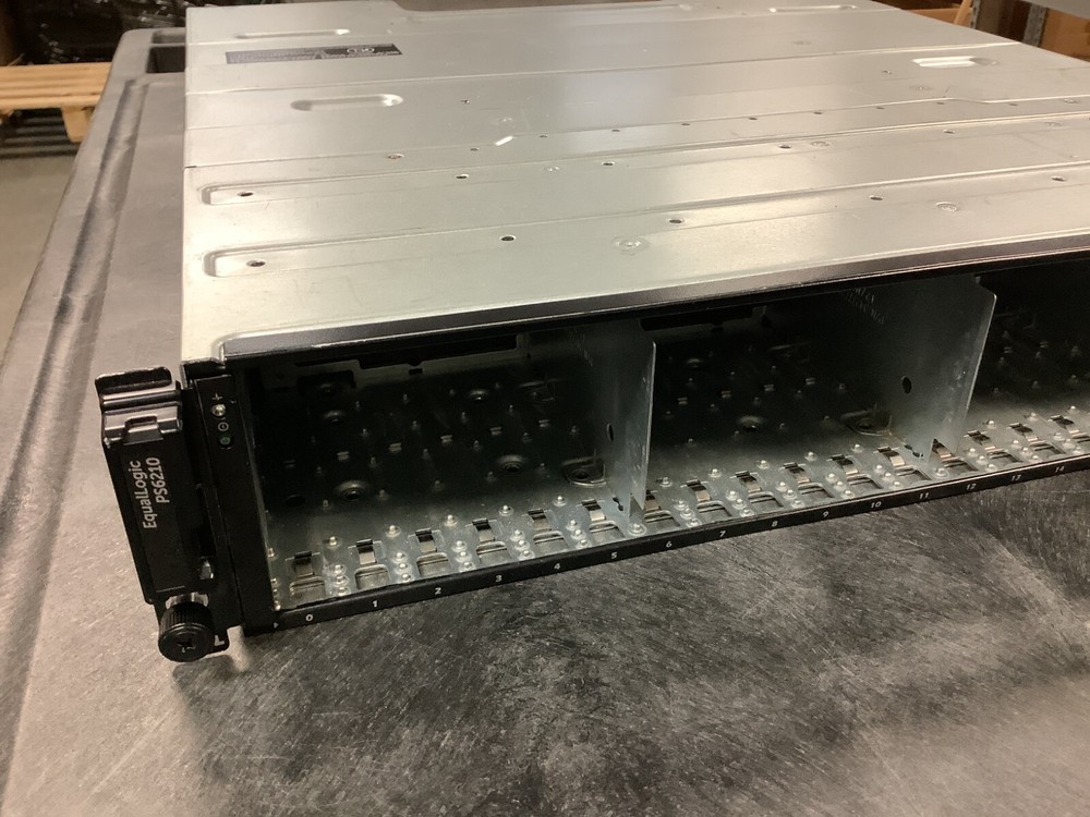 DELL EQUALLOGIC PS6210XV 24-BAY 2.5" STORAGE ARRAY WITH 2x TYPE 15 CONTROLLERS