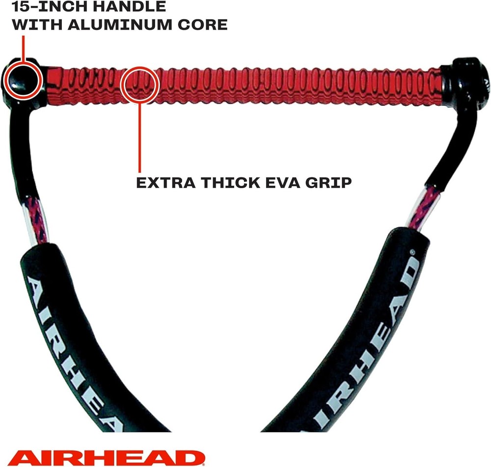 High-Strength 75 ft Wakeboard Rope with Floating Handle for Safety & Tricks