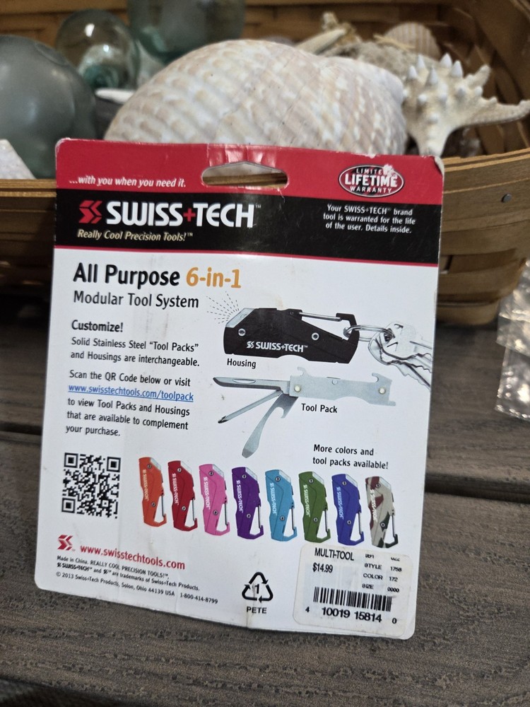 Swiss+Tech All Purpose 6 in 1 Precision Multitool--NEW