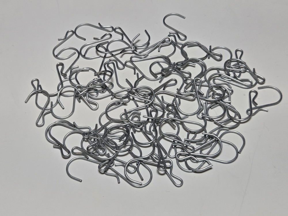 Retail Display Strip Hooks Hanging Merchandise 75pc