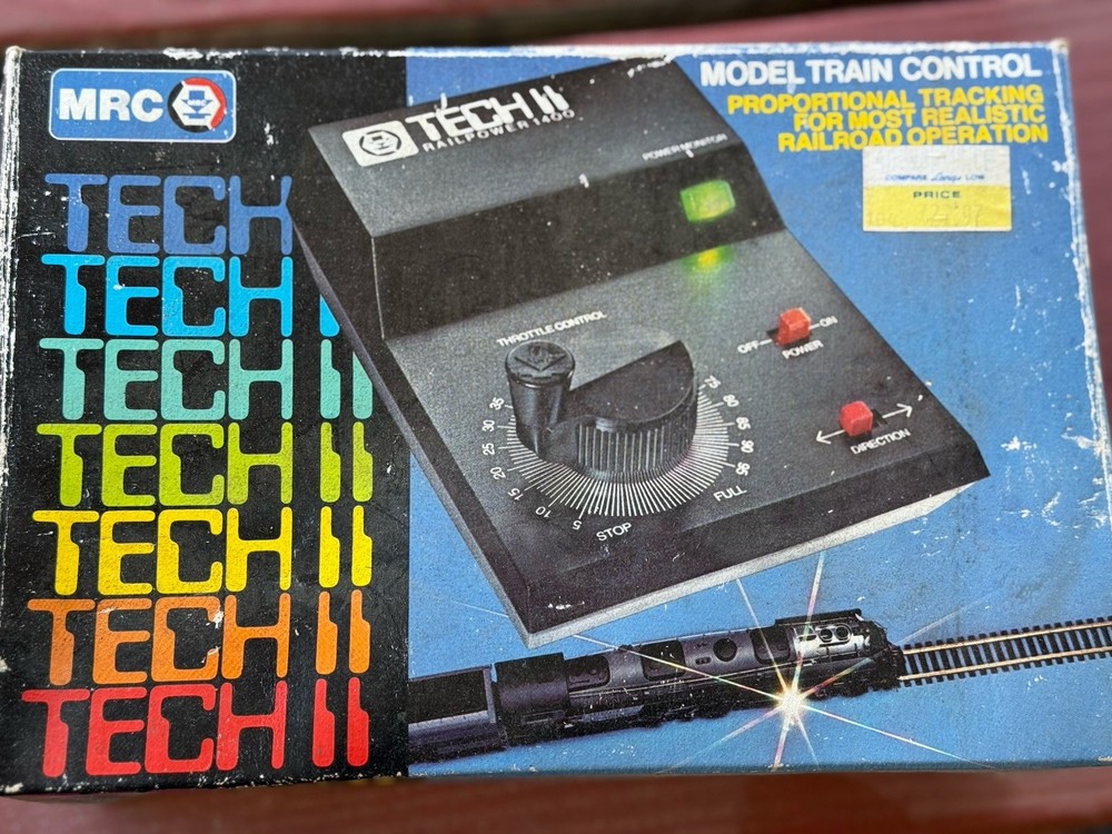 MRC Tech II Analog DC Model Train Controller Black