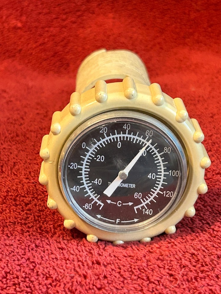 2" OUTSIDE AIR TEMPERATURE PROBE INDICATOR OAT WITH MOUNTING CASE