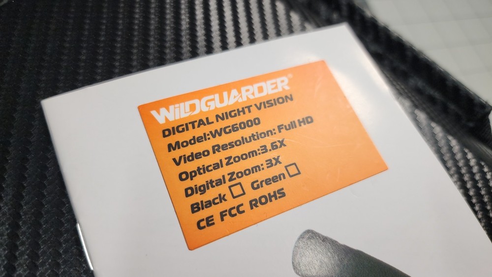 Wildguarder WG6000 Night Vision Digital Binocular LN/EUC