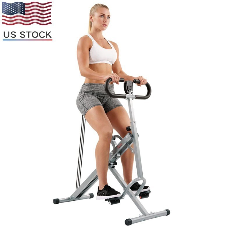 Squat Assist Trainer Foldable Exercise w/Adjustable Resistance Training Machine