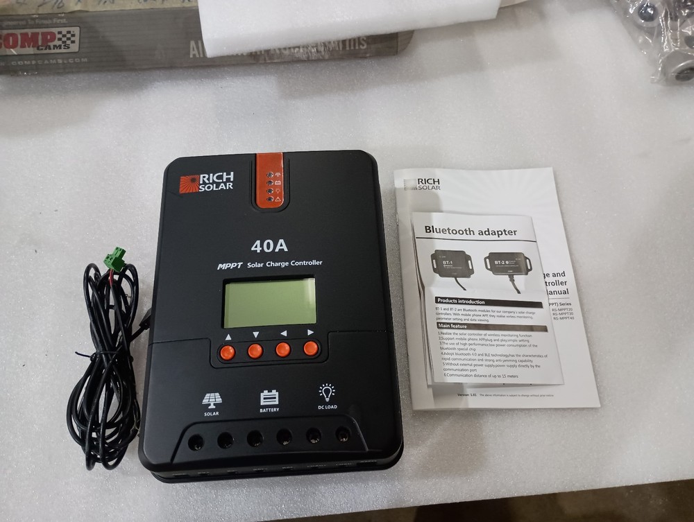RICH SOLAR 40 Amp Solar Charge Controller