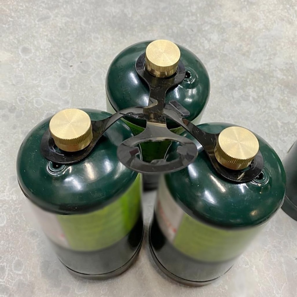 18 PACK 1LB Gas Refill Propane Bottle Cap Tank Threaded Valve Covers Solid Brass