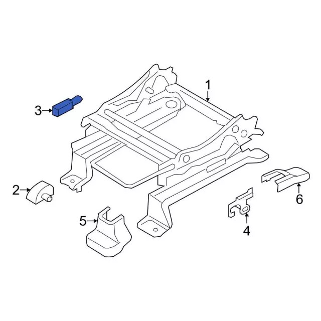 Genuine Ford Position Sensor 7T4Z-14B416-B