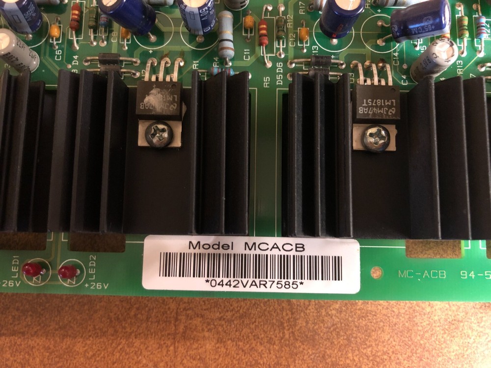 Bogen MCACB Multicom Amplifier Analog Card