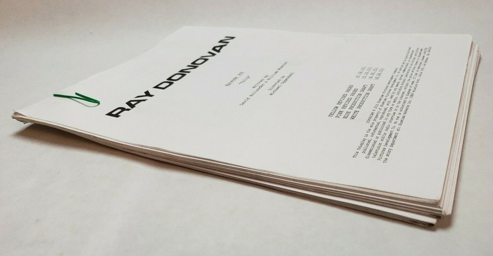 RAY DONOVAN / David Hollander 2015 TV Script, White Production Draft, "Tulip"