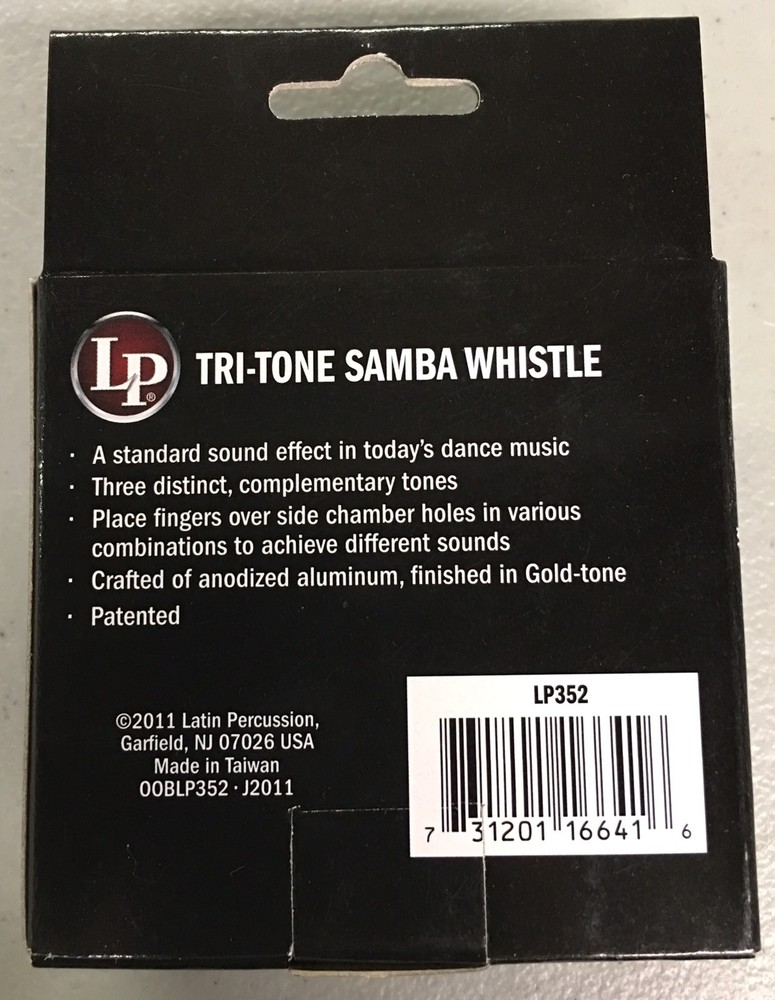 LP352 Tri-Tone Samba Whistle
