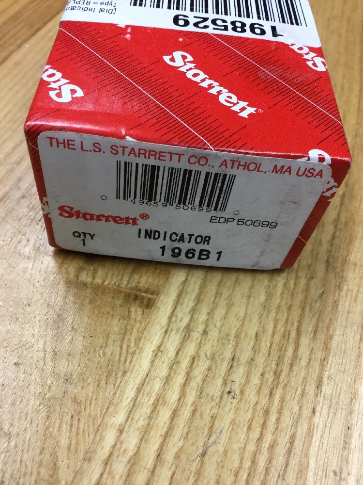 Starrett 196B1 Universal Dial Indicator, Back Plunger