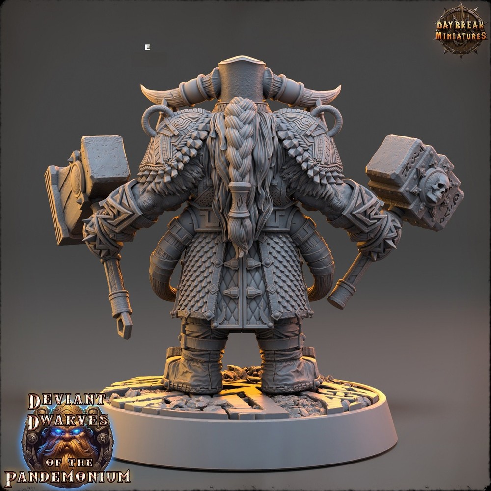 Deviant Dwarf Warrior | DayBreak Miniatures