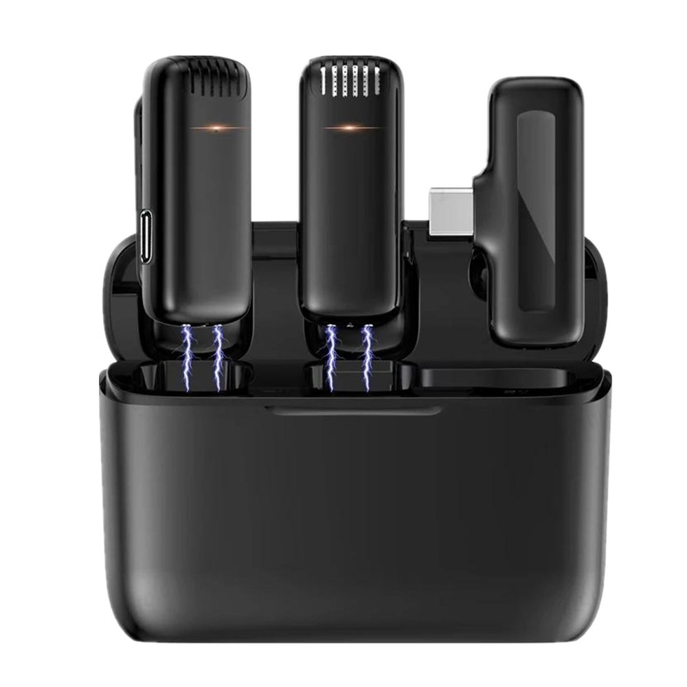 Lavalier Microphone Portable Wireless Audio Recorder Mini Mic Android iPhone New